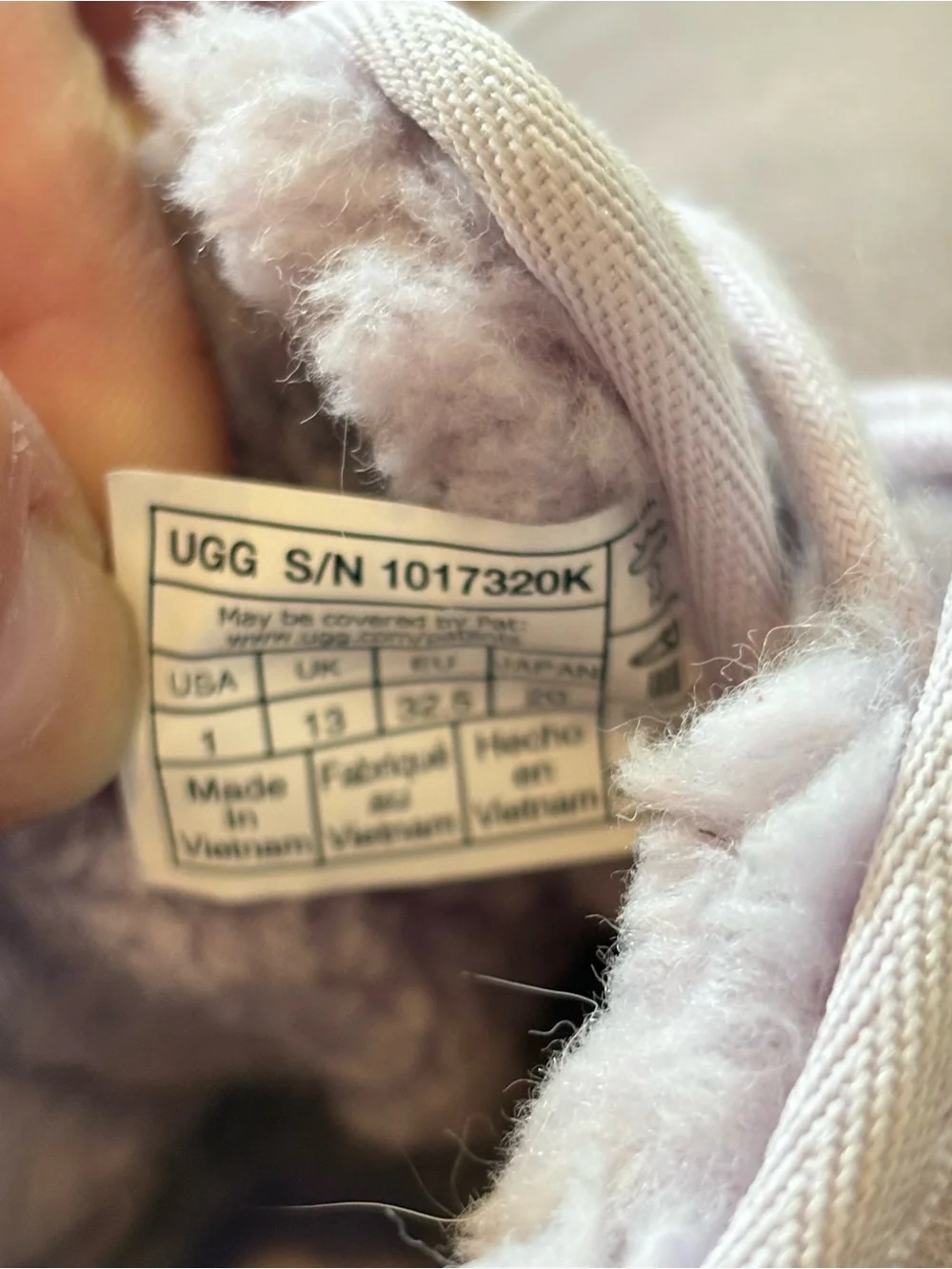 UGG girls size